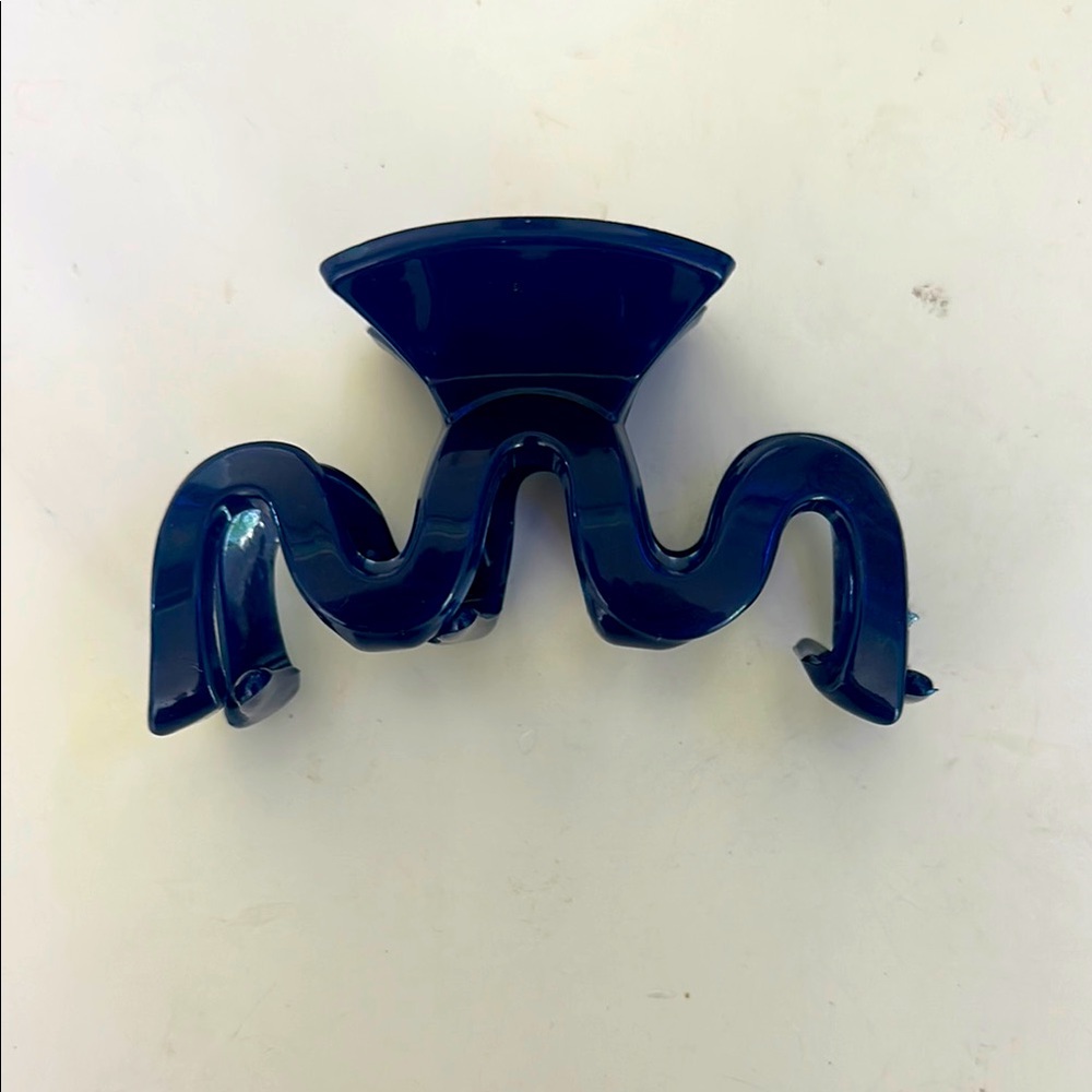 Navy Blue Hair Clip